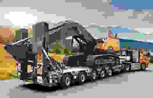 Негабаритная перевозка с учетом высоты в Североуральске